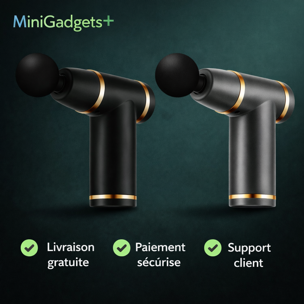 Pistolet de massage musculaire – Soulagement profond à domicile